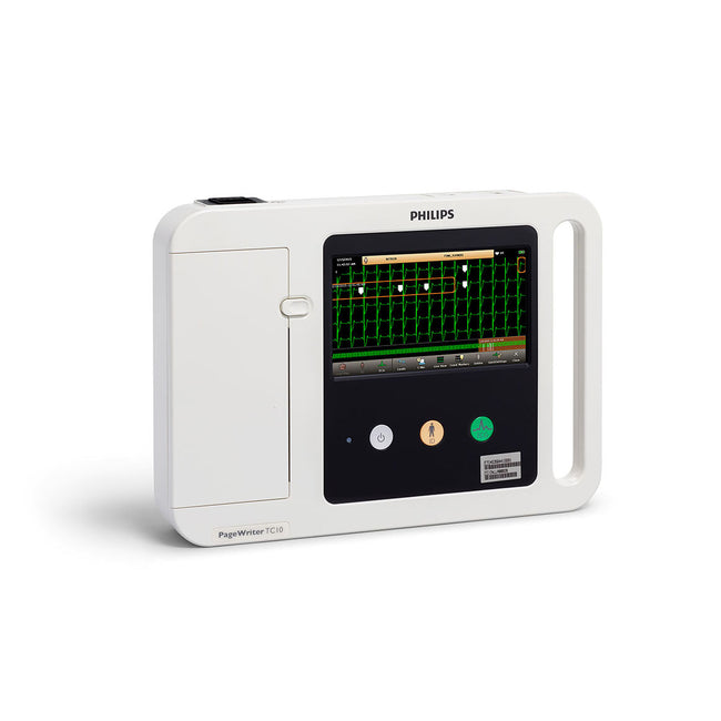 Electrocardiógrafo multicanal PageWriter TC10